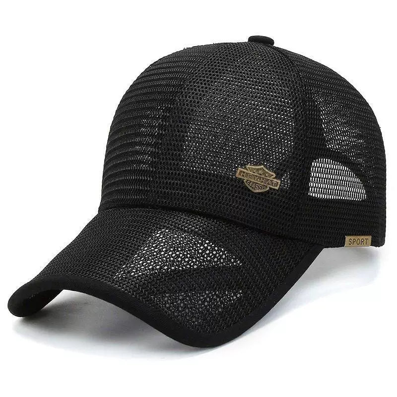 Classic Breathable Mesh Snapback Cap