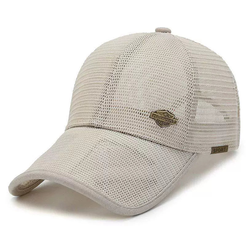 Classic Breathable Mesh Snapback Cap