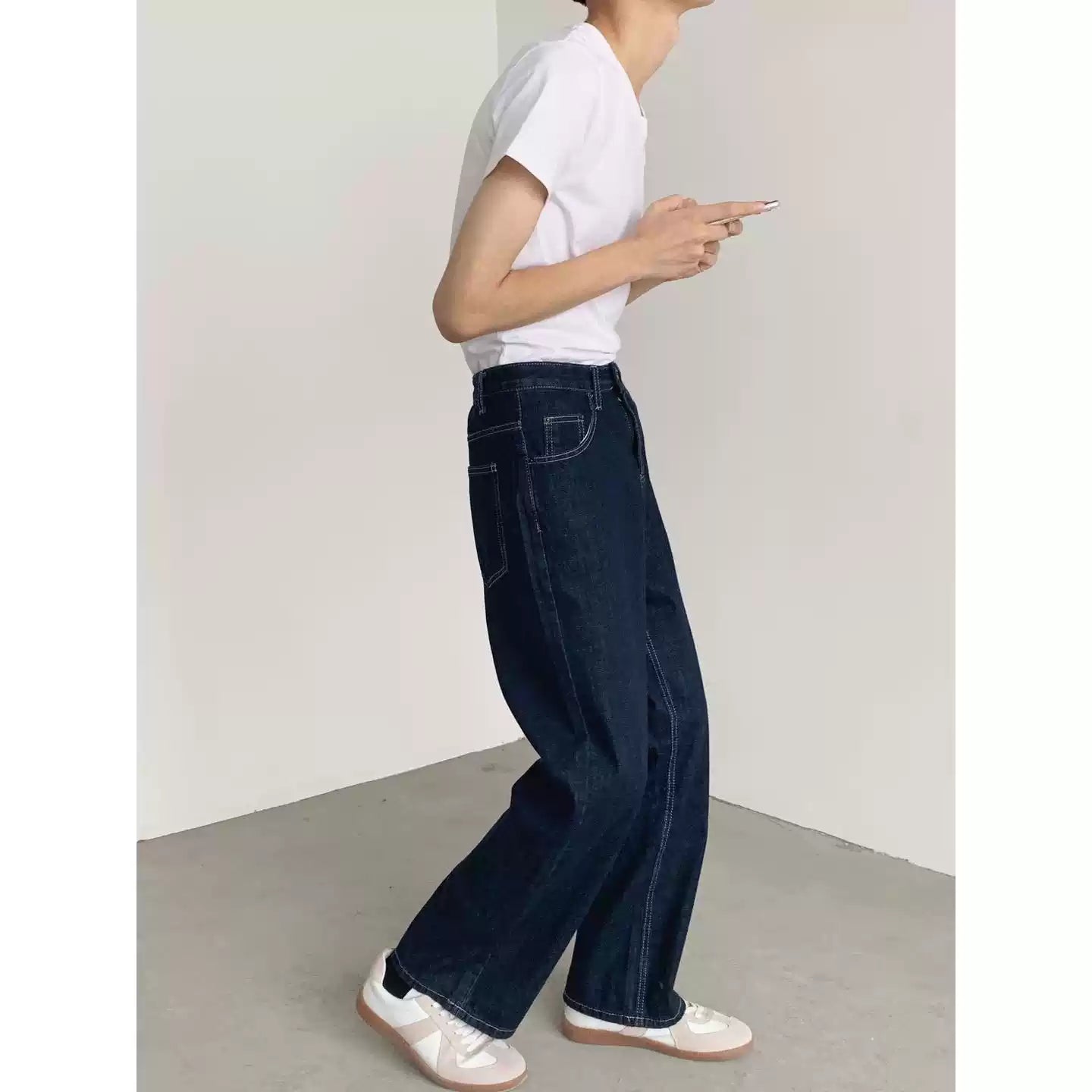 Deep Indigo Relaxed Fit Jeans