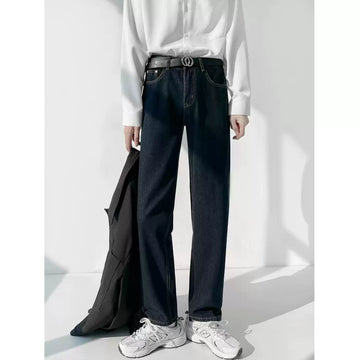 Deep Blue Classic Straight Jeans