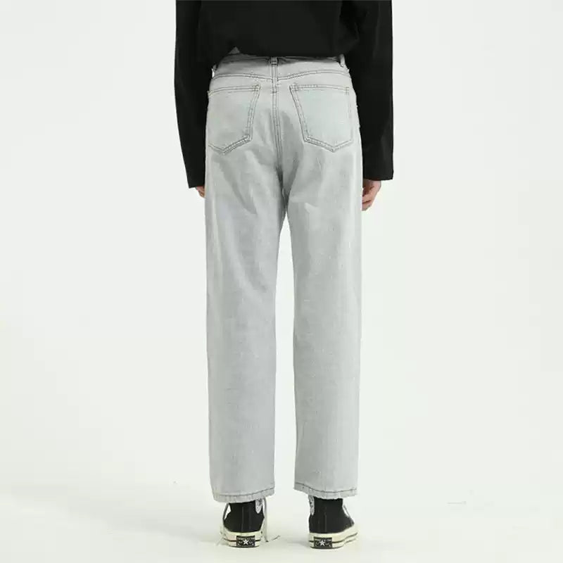 Icy Blue Vintage Straight Leg Jeans