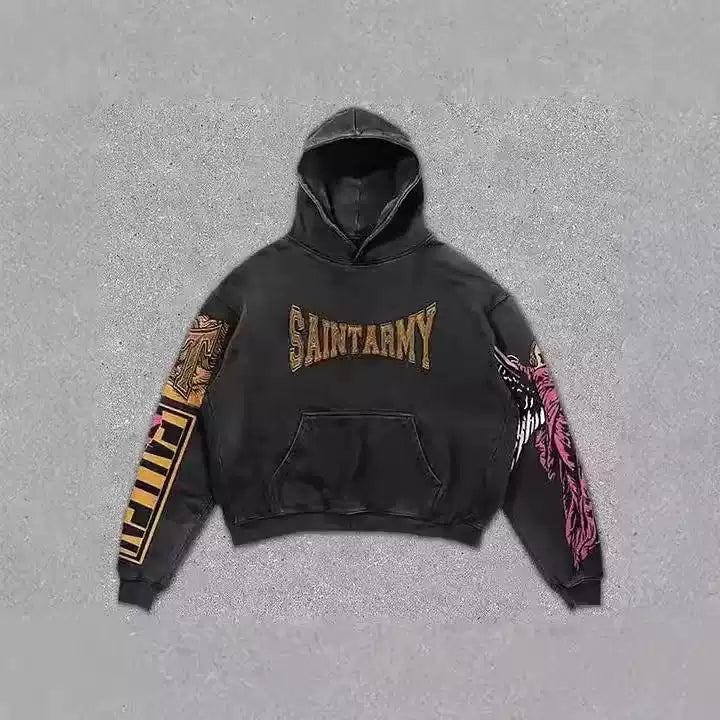 Skeleton Graphic Streetwear Hoodie