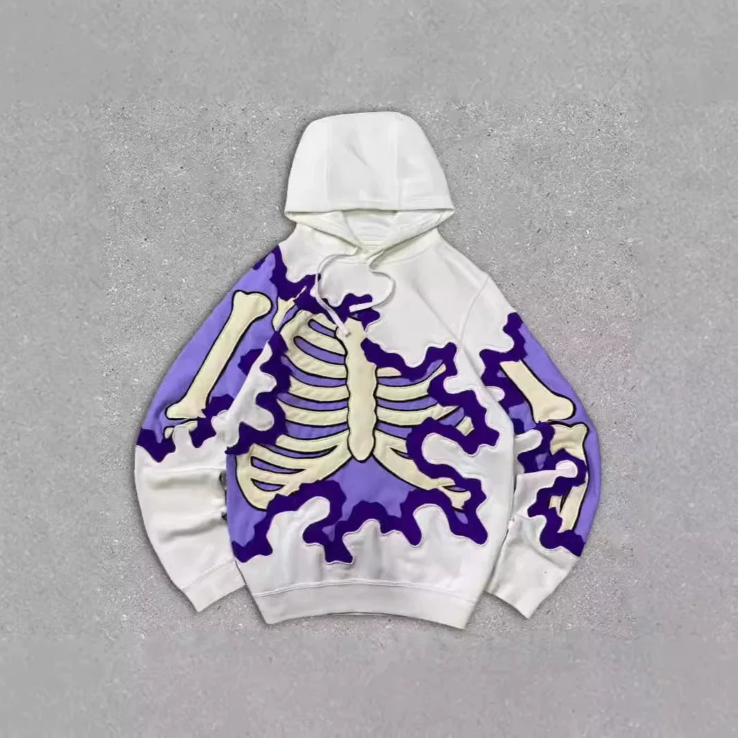 Skeleton Graphic Streetwear Hoodie