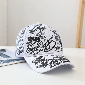 Urban Graffiti Washed Cotton Cap