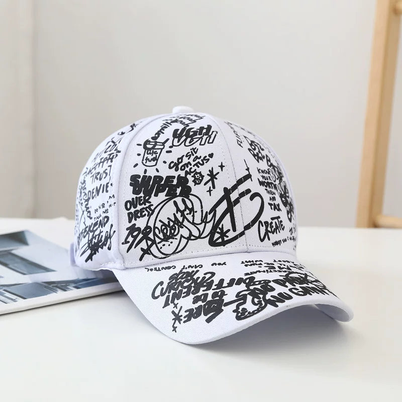 Urban Graffiti Washed Cotton Cap
