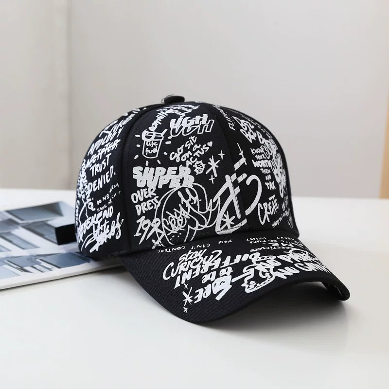 Urban Graffiti Washed Cotton Cap