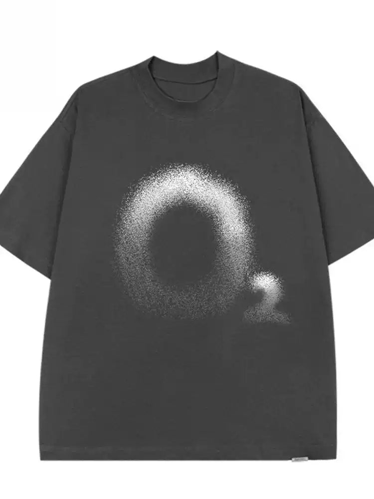 Vintage Halo Graphic Cotton T-Shirt