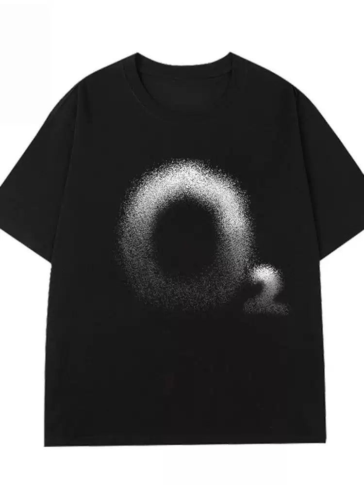 Vintage Halo Graphic Cotton T-Shirt