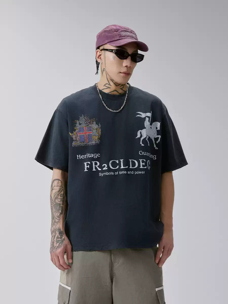 Vintage Heritage Graphic Pullover Hoodie